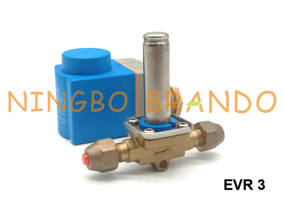 EVR 3 OR 032F8107 1/4" type vanne électromagnétique de réfrigération 220VAC de Danfoss