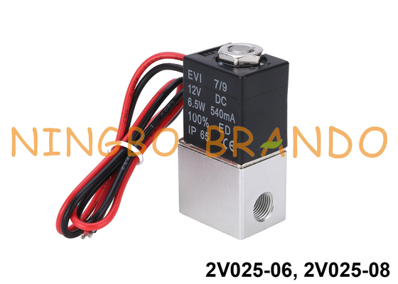 Type d'Airtac - soupape à air de solénoïde de 2/2 manières 2V025-06 2V025-08 24V 220V