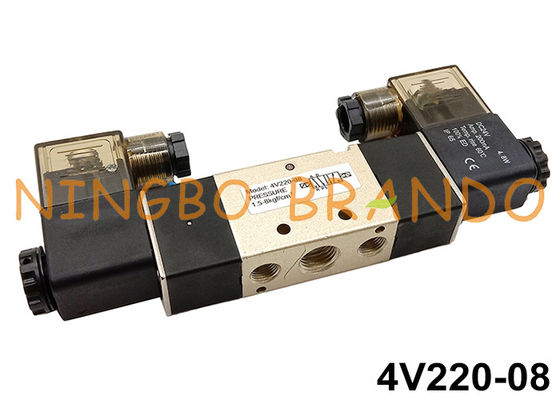 type bobine pneumatique de 4V220-08 Airtac de vanne électromagnétique d'air double